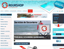 Tablet Screenshot of aguashop.es
